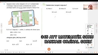 TÜREV YENİ NESİL SORU ÇÖZÜMÜ AYT MATEMATİK 345 YAYINLARI [upl. by Acinonrev]