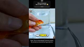 Genius Student Gets a Message Inside a Fish Mouth shorts movie viral cheat exam [upl. by Aicirpac]