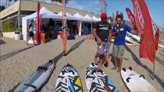 WF2016 Gigi Romano e le tavole da windsurf RRD 2017 [upl. by Caneghem]