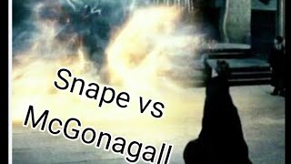 Snape vs McGonagall Harry Potter e as relíquias da morte parte 2 gameplay [upl. by Lesley721]