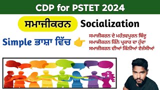 Socialization  socialization process  Agencies of Socialization  Pstet exam preparation 2024 [upl. by Iphlgenia]