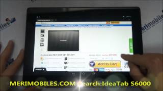 Lenovo IdeaTab S6000 MTK8125 Quad Core 12GHz 101 Inch Android 42 16GB Bluetooth 3G Tablet PC [upl. by Lavena]