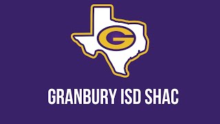 Granbury ISD School Health Advisory Council January 2024 [upl. by Akel]