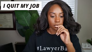 I QUIT MY 95 JOB  LAWYER LIFE UPDATE  Kameron Monet [upl. by Ephrem]