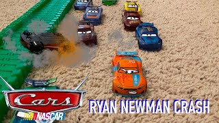 Cars Ryan Newman Daytona 500 crash Stop Motion Recreation [upl. by Whiting855]