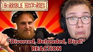 HORRIBLE HISTORIES songs are SO CATCHY  quotDivorced beheadedquot and quotVictoria and Albertquot REACTION [upl. by Rosemonde]