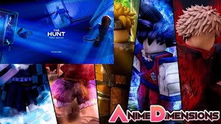 Evento the hunt  insignia Anime Dimensions Simulator [upl. by Eniawd]