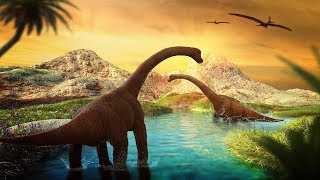 Beautiful Prehistoric Music  Dinosaur World  Ancient Jurassic Jungle 1 hour [upl. by Beniamino]