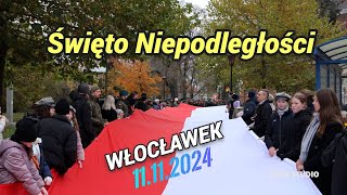 Święto Niepodległości 2024 we Włocławku [upl. by Rizzi287]