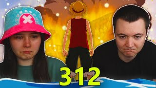 GOODBYE MERRY👒 One Piece Ep 312 REACTION amp REVIEW [upl. by Emoryt]