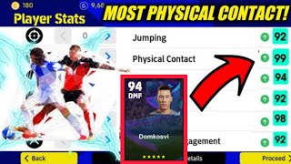 Most strong DMF💪🏼15000 GP only 99 PHYSICAL CONTACT 99 AGGRESSION 99 ENGAGEMENT in eFootball [upl. by Hsivat355]