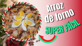 ARRASE NA CEIA DE NATAL E O ANO INTEIRO COM ESSE ARROZ DE FORNO [upl. by Edalb]