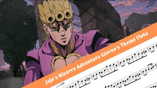 Jojos Bizarre Adventure Giornos Theme Flute [upl. by Danieu]