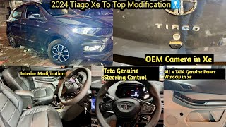 🌟 2024 Tata Tiago Xe to Xz Modification🔥 Tiago OEM Power Windows🔥 Tiago modified🔥 Tata tiago xe [upl. by Kcirevam]