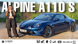 2023 Alpine A110 s  No better sports car for the money UK 4K [upl. by Ondrej]