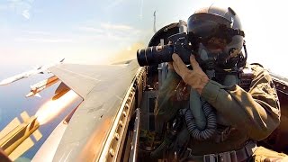 F16CM Cockpit Aerial Footage [upl. by Shrier163]