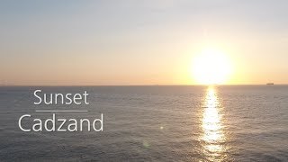 Cadzand Cadzandbad Sunset drone [upl. by Kreiker]