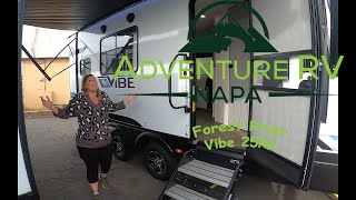 Forest River Vibe 25RK  Adventure RV Napa [upl. by Akinehc900]