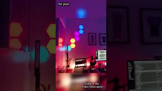 Hexagon Light Panels Transform Your Space with Smart LED Wall Lights [upl. by Ylam150]