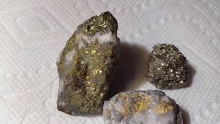 Gold vs Pyrite amp Chalcopyrite [upl. by Malley961]