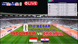 INDONESIA VS CROATIA FIFA WORLD CUP 2026 GBK STADIUM gameplay pes 2021 timnasindonesia [upl. by Dreyer]