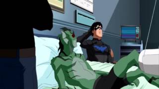 Young Justice Hospital Scene Smallville Rescore [upl. by Alakam]