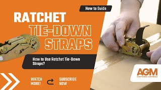 How To Use Ratchet Tie Down Straps [upl. by Lohcin253]