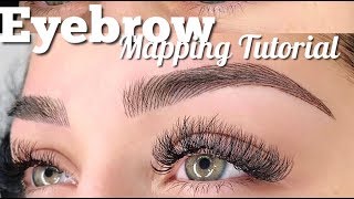 Eyebrow Mapping Tutorial [upl. by Alyssa]