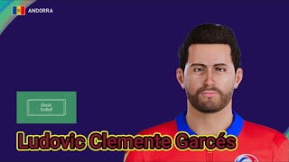 Ludovic Clemente Garcés  PES Clasico Face Bodyamp Stats [upl. by Levin664]