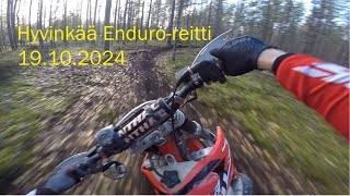 Hyvinkää enduroreitti 19102024 [upl. by Nnyleak]