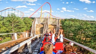 Racer 75 POV 5K Kings Dominion VA Backseat [upl. by Lyda]