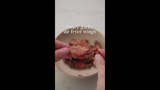 Honey Garlic Air Fryer Wings [upl. by Banwell]