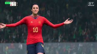 Gameplay FC 24  Brazil vs Spain  Womens Football 2024 [upl. by Okubo]