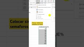 Colocar simbolo de semaforos en excel excel tutorial [upl. by Elbam]