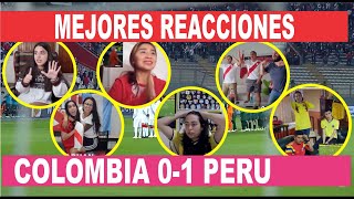 Mejores reacciones Colombia 0  1 Perú nuevo [upl. by Vander]