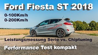 Ford Fiesta ST MK8 Beschleunigung amp Leistungsmessung [upl. by Kwang]