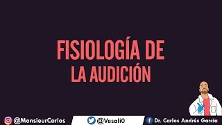 Fisiología de la Audición  ¿Cómo escuchamos y logramos diferenciar un sonido de otro [upl. by Ylrevaw]