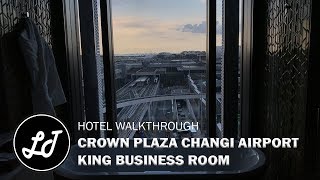 Crowne Plaza Changi Airport  King Business Room [upl. by Ezara]