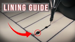 Lining Guide for Beginners  How To Tattoo Solid Lines [upl. by Pascasia]