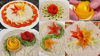 EASY Food Garnishing For Beginners Make your Next Party Pop [upl. by Aicineohp]