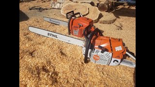 NEW First impressions Husqvarna 3120XP VS MS881 Chainsaw Comparisons amp Talk Test Runs Lots of Fun [upl. by Einnep381]