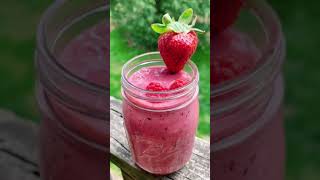 Strawberry amp Raspberry Smoothie Recipe For Weight Loss [upl. by Marr]