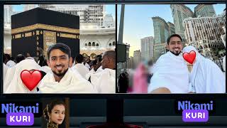 Adnan 07 wife FACE REVEALED in MAKKAH 😍  Adnan 07 Umrah with wife VIDEOS  Adnan 07 [upl. by Yerffoeg]