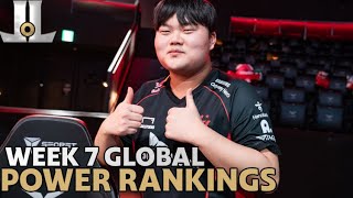 Week 7 Global LoL Power Rankings  2024 Spring Split [upl. by Chip195]