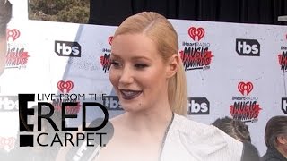 Iggy Azalea on How She Handles quotTurbulentquot Times  Live from the Red Carpet  E News [upl. by Haelak]