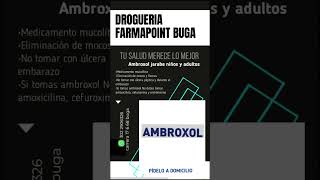 DROGUERIA FARMAPOINT BUGA CARRERA 17 6 68 TELEFONO 302 2906326 farmacia drogueria buga ambroxol [upl. by Leaper]