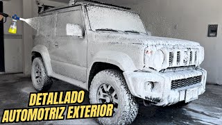 PROCESO PARA UN DETALLADO AUTOMOTRIZ EXTERIOR SIN COMENTARIOS [upl. by Halsy]