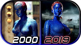 EVOLUTION of MYSTIQUE in Movies 20002019 XMen Dark Phoenix Mystique death scene 2019 Full Movie [upl. by Elttil]