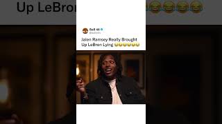 Jalen Ramsey Caught LeBron Lying 😭😭😭 basketball nba shorts [upl. by Genevra]