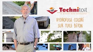 Technitoit  Robert Longechal présente lhydrofuge toiture sur tuile béton [upl. by Leahcir439]